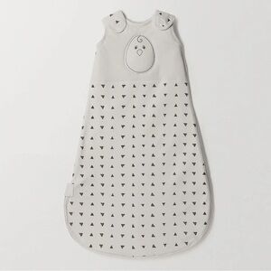 Nested Bean Cream Sleep Sack with Black Triangle Print